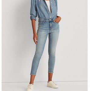 Lauren Ralph Lauren Premier Skinny Ankle Jeans Size 2 NWT